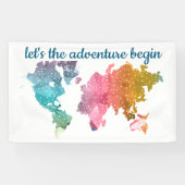 Laten we beginnen met het avontuur van de geometri spandoek (Horizontaal)