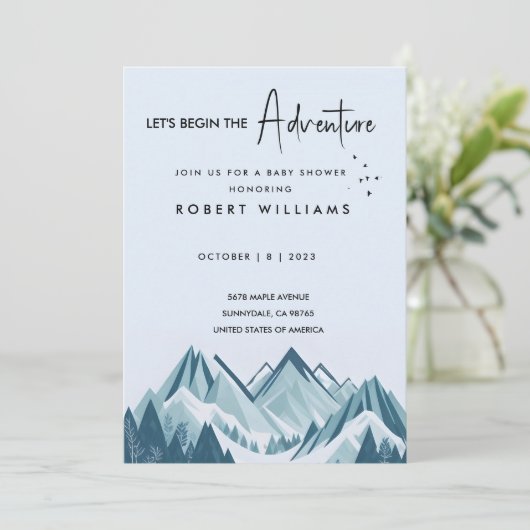 Laten we beginnen met het avontuurlijke Mountain B Kaart (Staand voorkant)