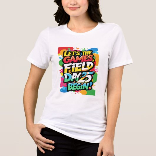 Laten we beginnen met het Shirt van de Spelen, Ret (Voorkant)