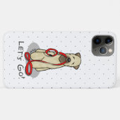 Laten we beginnen! Walk Wheaten Terrier Dog (piepe Case-Mate iPhone Case (Achterkant (horizontaal))