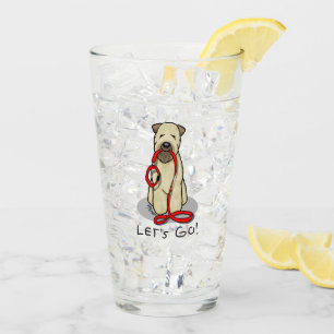 Laten we beginnen! Walk Wheaten Terrier Dog (piepe Glas