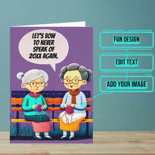 Laten we beloven nooit te spreken over vorig jaar  kaart