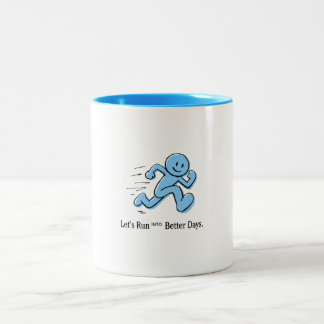 Laten we Beter Dagen Tegenkomen Tweekleurige Koffiemok