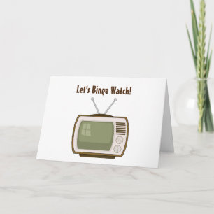 Laten we Binge Watch TV bekijken Kaart