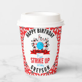 Laten we bowlen! Leuke Kinder 5e Verjaardag Party  Papieren Bekers