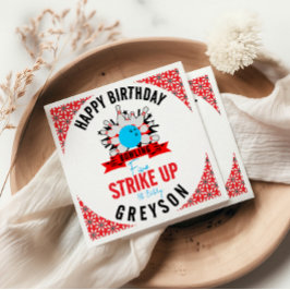 Laten we bowlen! Leuke Kinder 5e Verjaardag Party  Servet