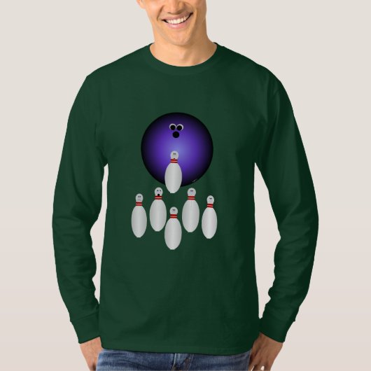 Laten we Bowling Tshirt gaan (Voorkant)