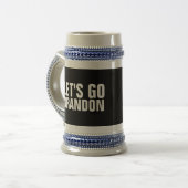 LATEN WE BRANDON BEER STEIN GAAN BIERPUL (Voorkant links)