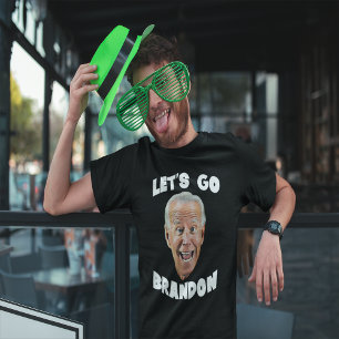 LATEN WE BRANDON BIDEN FUNNY FACE Anti Biden T-shirt