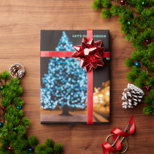 LATEN WE BRANDON CHRISTMAS TREE WRAPPING PAPER GAA CADEAUPAPIER