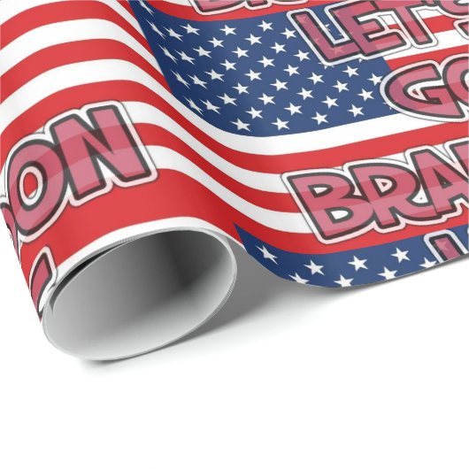 LATEN WE BRANDON CHRISTMAS Wrapping Paper GAAN Cadeaupapier (Rol Hoek)