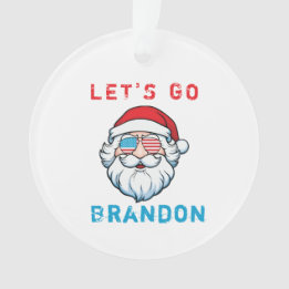 Laten we Brandon Conservative Funny Ornament gaan