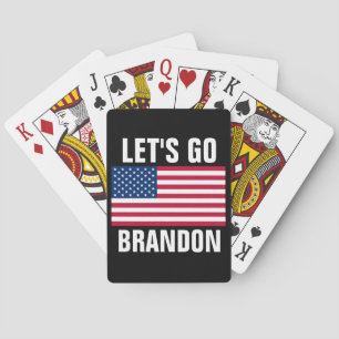 LATEN WE BRANDON FLAG PLAYKAARTEN POKERKAARTEN