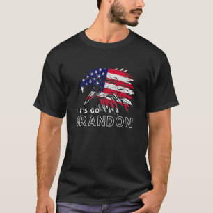 Laten we Brandon Funny Anti Joe Biden Politiek gaa T-shirt