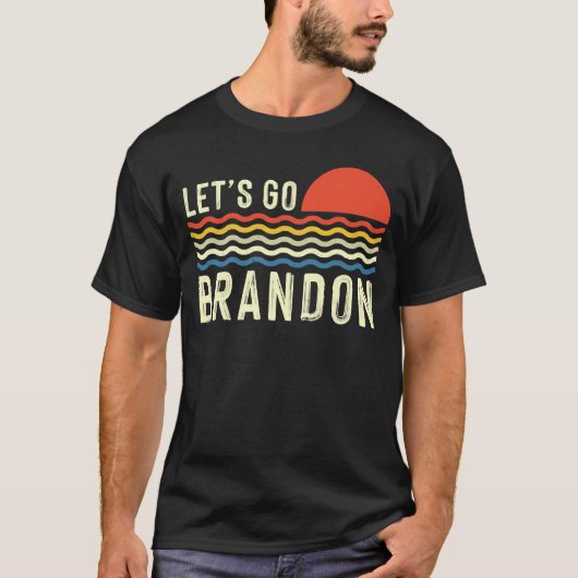 Laten we Brandon Funny Gezegde gaan T-shirt (Voorkant)