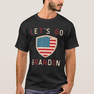 Laten we Brandon Funny Meme  kleuren gaan gebruike T-shirt