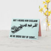 Laten we Brandon gaan! aangepaste OVERSIZED KERSTK Kaart (Gele Bloem)