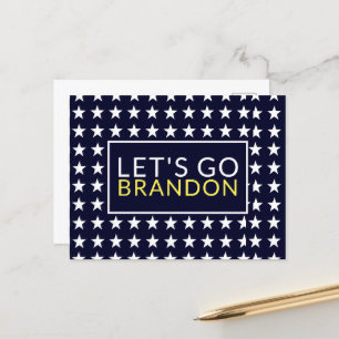 Laten we Brandon gaan Briefkaart