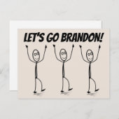 LATEN WE BRANDON GAAN! BRIEFKAARTEN (Voorkant / Achterkant)