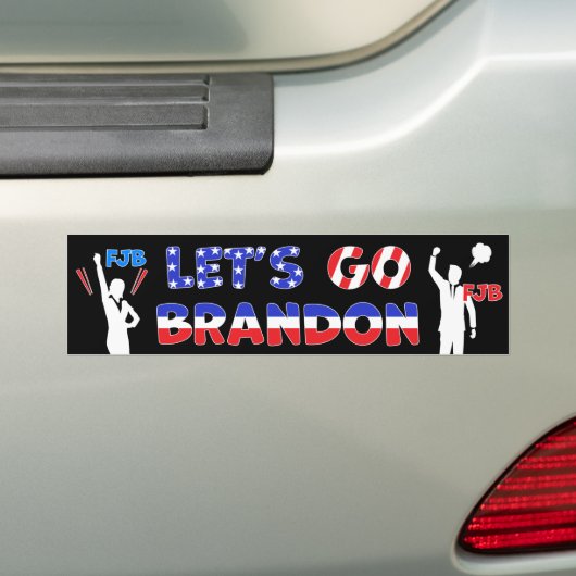 Laten we Brandon gaan Bumpersticker (Op auto)
