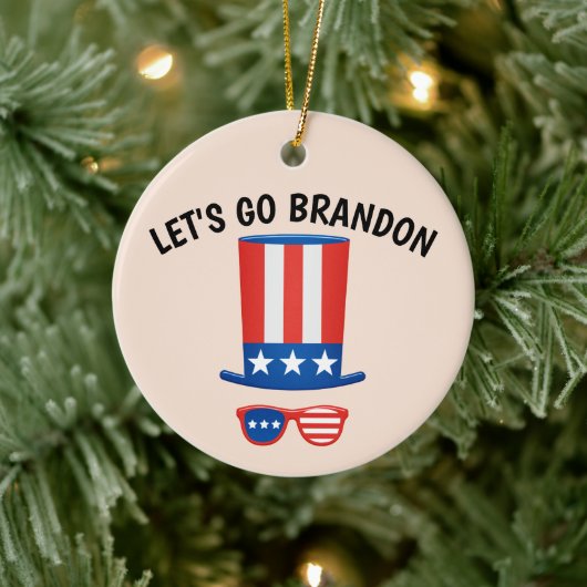 LATEN WE BRANDON GAAN! CHRISTMAS ORNAMENT (Boom)