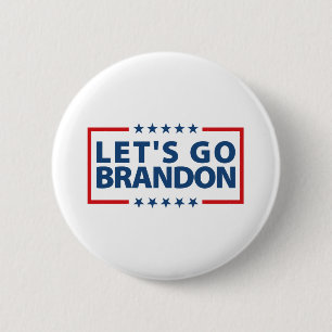 Laten we Brandon gaan, Joe Biden Ronde Button 5,7 Cm