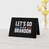 Laten we Brandon gaan Kaart (Gele Bloem)