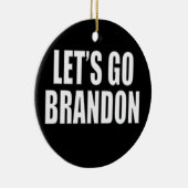 Laten we Brandon gaan Keramisch Ornament (Rechts)
