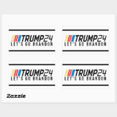 Laten we Brandon gaan Rechthoekige Sticker (Vel)