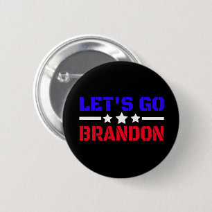Laten we Brandon gaan Ronde Button 5,7 Cm