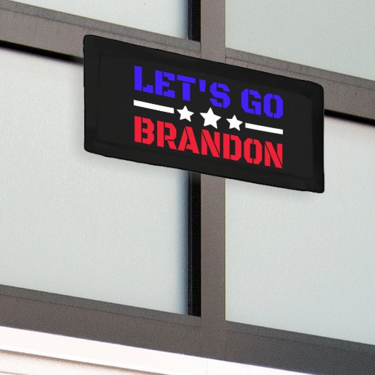 Laten we Brandon gaan Spandoek (Buitenkant Gebouw)