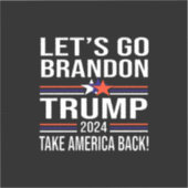 Laten we Brandon gaan Sticker (Voorkant)