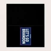 Laten we Brandon gaan Visitekaartjes (Buitenkant ongevouwen)