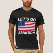 LATEN WE BRANDON GAAN! VLAG T-SHIRTS T-SHIRT (Voorkant)