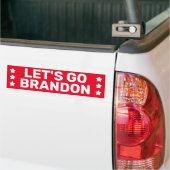 Laten we Brandon IVR Bumpersticker gaan (Op Truck)