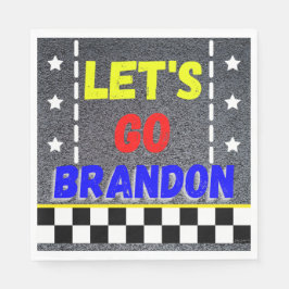 Laten we Brandon Napkins gaan halen Servet