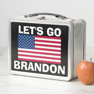 LATEN WE BRANDON RETRO METAL LUNCHBOX GAAN