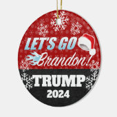 Laten we Brandon Trump 2024 Ornament (Links)