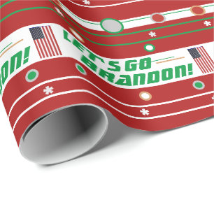 Laten we Brandon Wrapping Paper gaan gebruiken Cadeaupapier