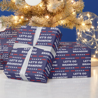 Laten we Brandon Wrapping Paper gaan gebruiken Cadeaupapier