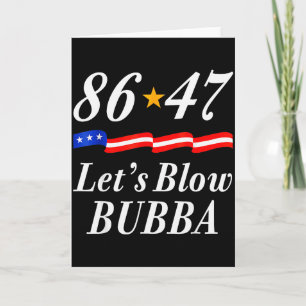 Laten we Bubba Funny Us Vlag Mannen Vrouwen Kaart