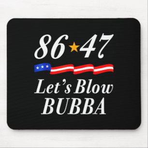 Laten we Bubba grappig ons vlag mannen vrouwen Muismat