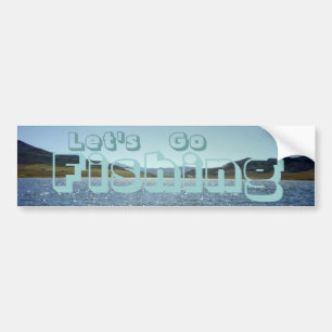 Laten we bumpersticker voor vissen gaan