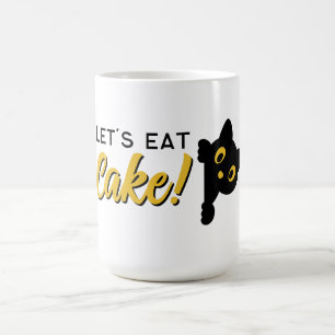 Laten we cake eten  koffiemok