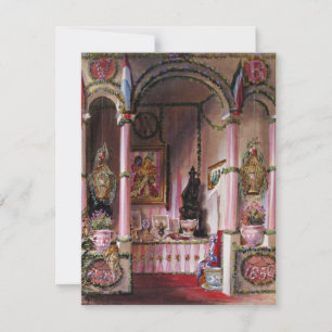 Laten we Cake Marie Antoinette I ~ Invitation eten Kaart