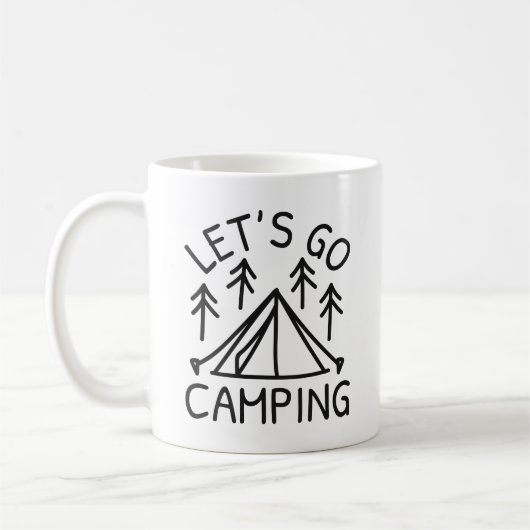 Laten we Camping gaan Koffiemok (Links)