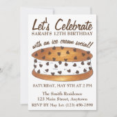 Laten we Chipwich Ice Cream Sociale Dag vieren Kaart (Voorkant)