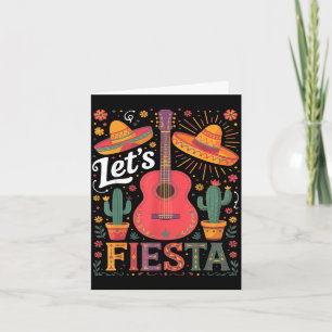 Laten we cinco de mayo feest fiesta squad mexicaan kaart