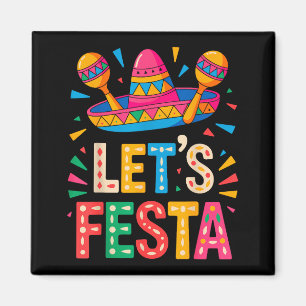 Laten we cinco de mayo vieren  magneet