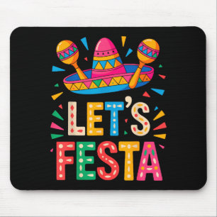 Laten we cinco de mayo vieren muismat